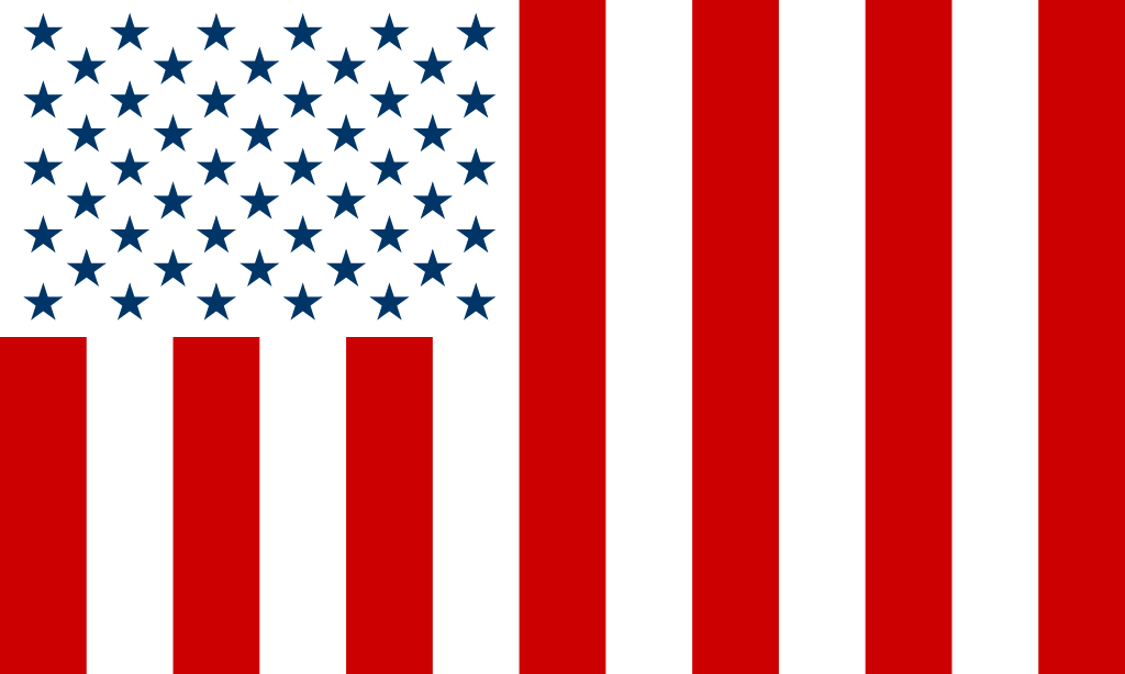 United states civil flag of peacetime